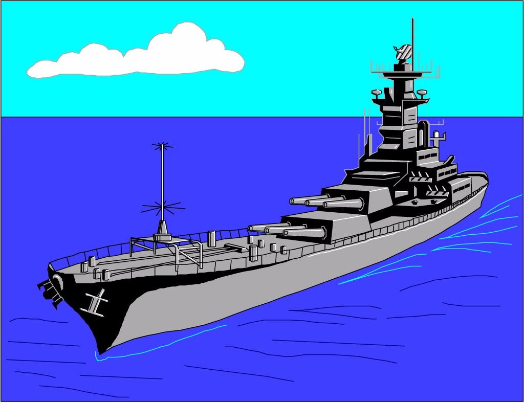 白城大型军舰